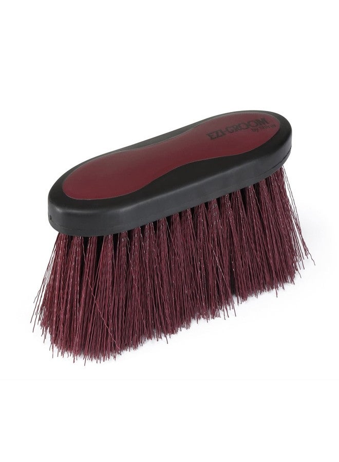 Shires Equestrian Ezi-Groom Grip Long Bristle Dandy Brush (Orange) - Image 2